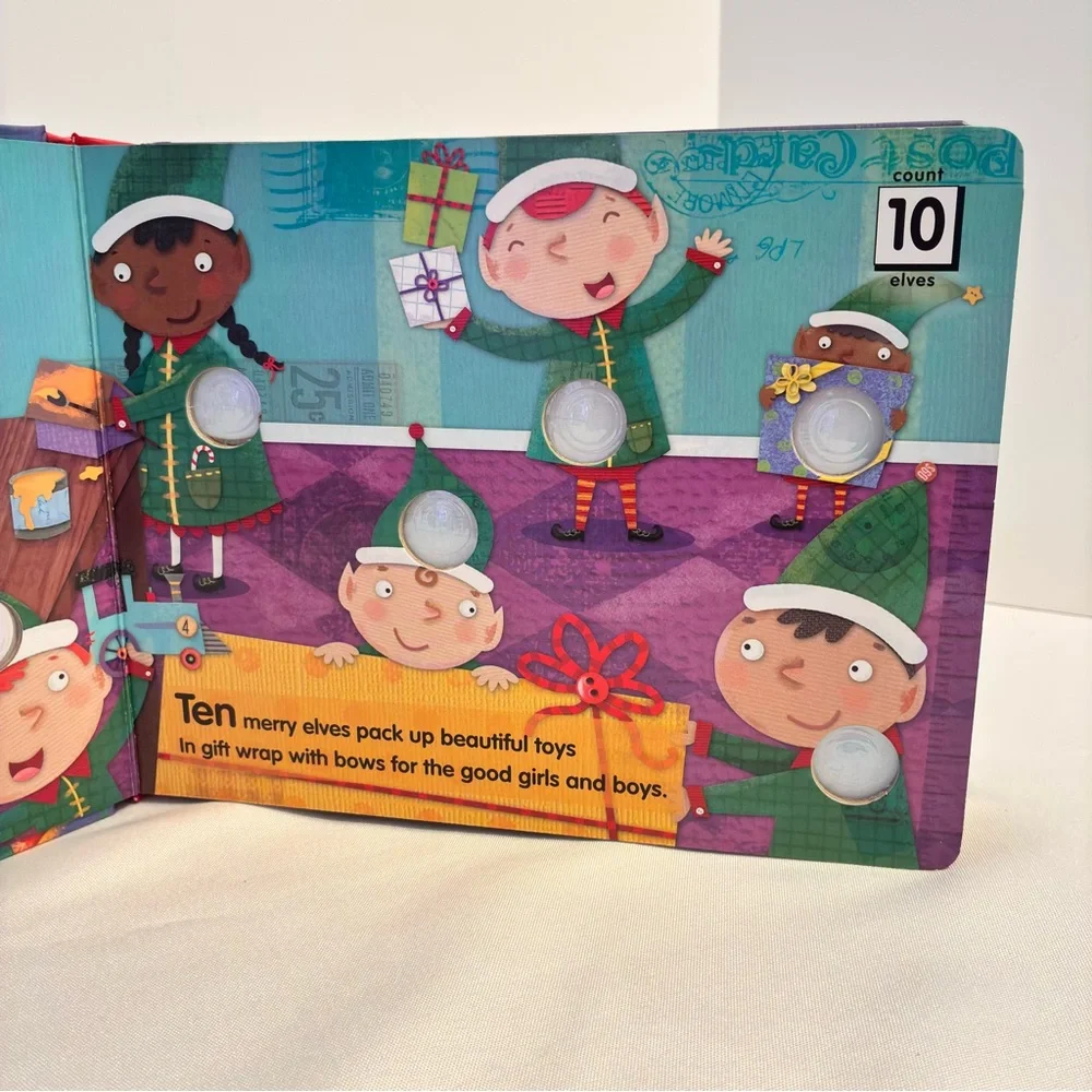Melissa & Doug Poke-A-Dot! The Night Before Christmas Board Book